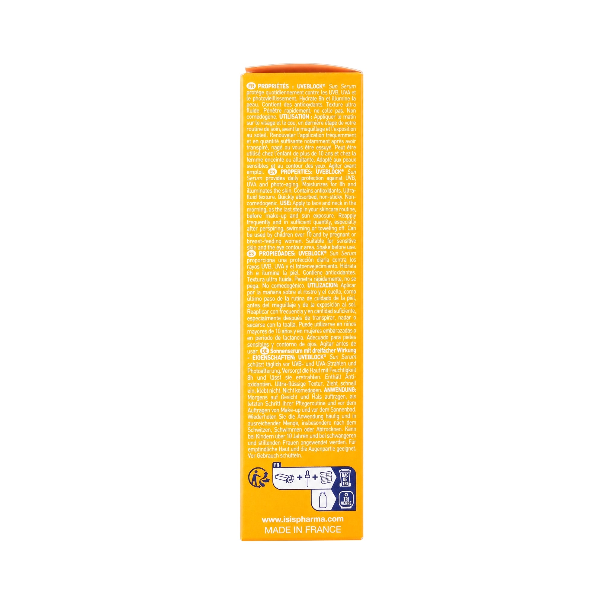 61607-Isis Uveblock Spf50 Triple Action Sun Serum Glow 28ml +3