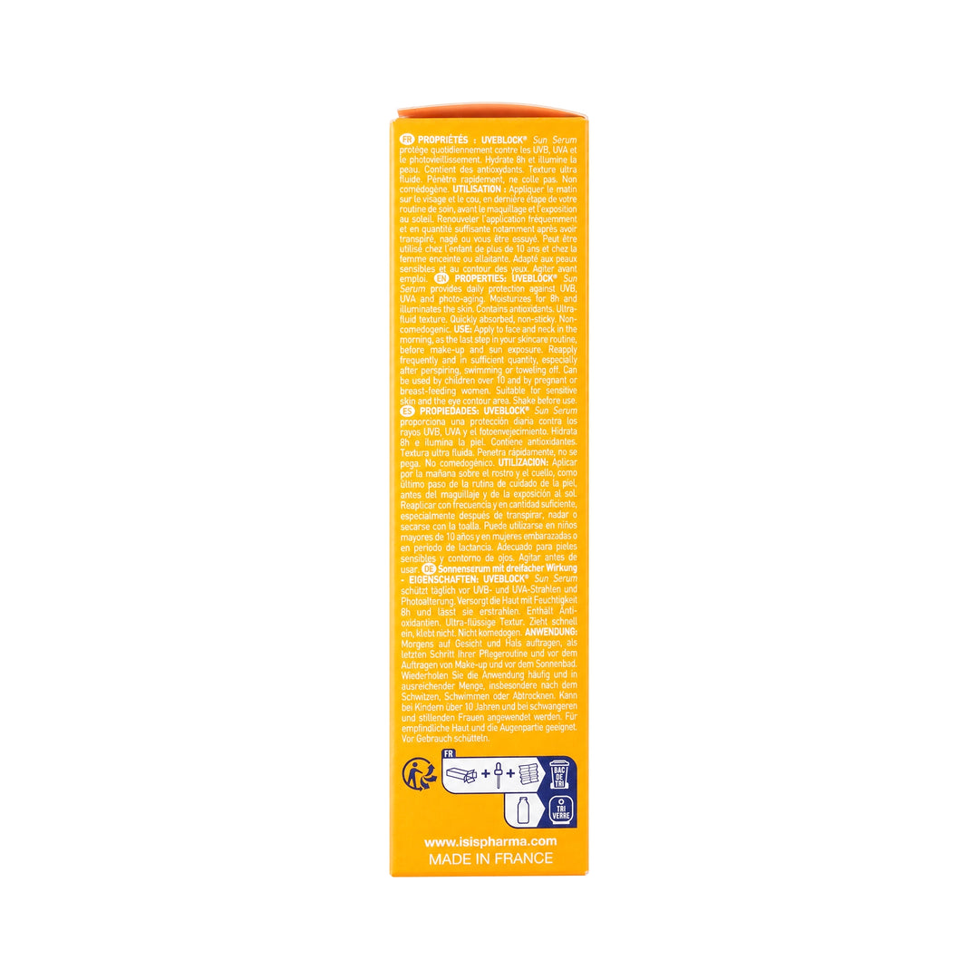 61607-Isis Uveblock Spf50 Triple Action Sun Serum Glow 28ml +3