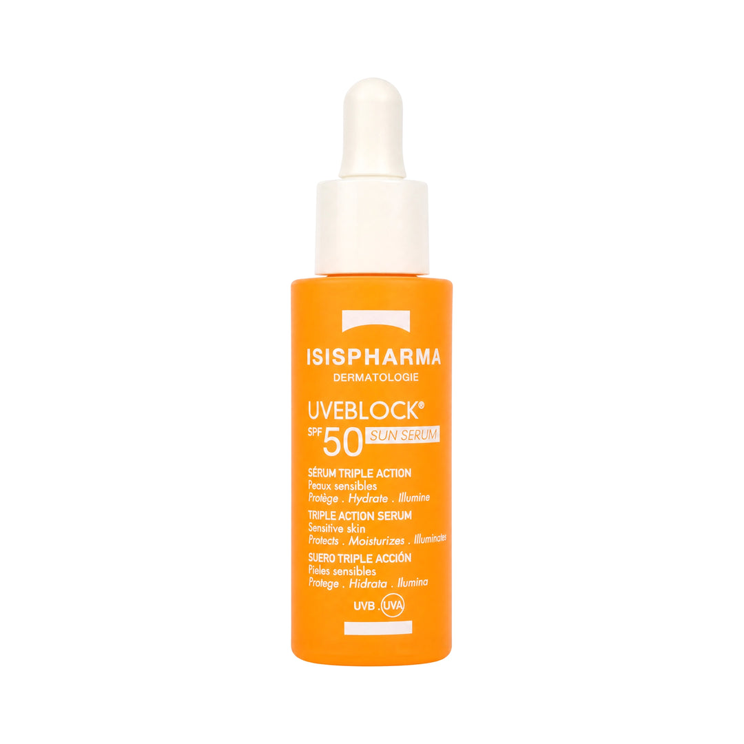 61607-Isis Uveblock Spf50 Triple Action Sun Serum Glow 28ml +5