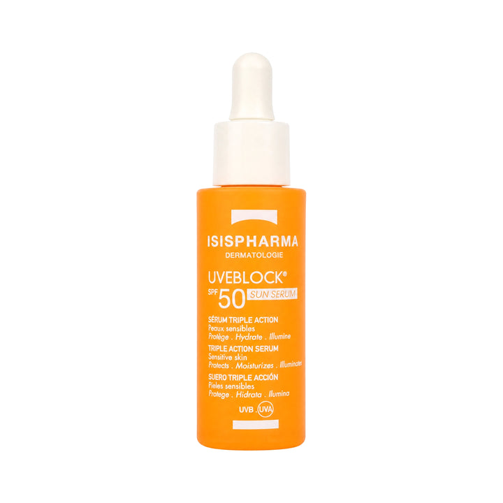 61607-Isis Uveblock Spf50 Triple Action Sun Serum Glow 28ml +5