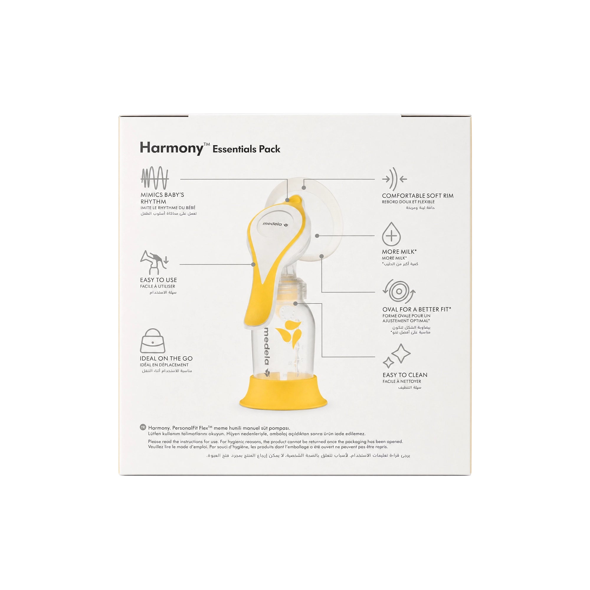 61608-Medela Harmony Pack Manual Breast Pump +1