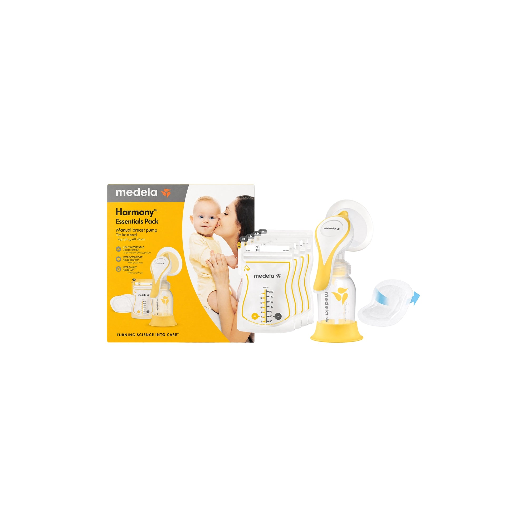 61608-Medela Harmony Pack Manual Breast Pump +4