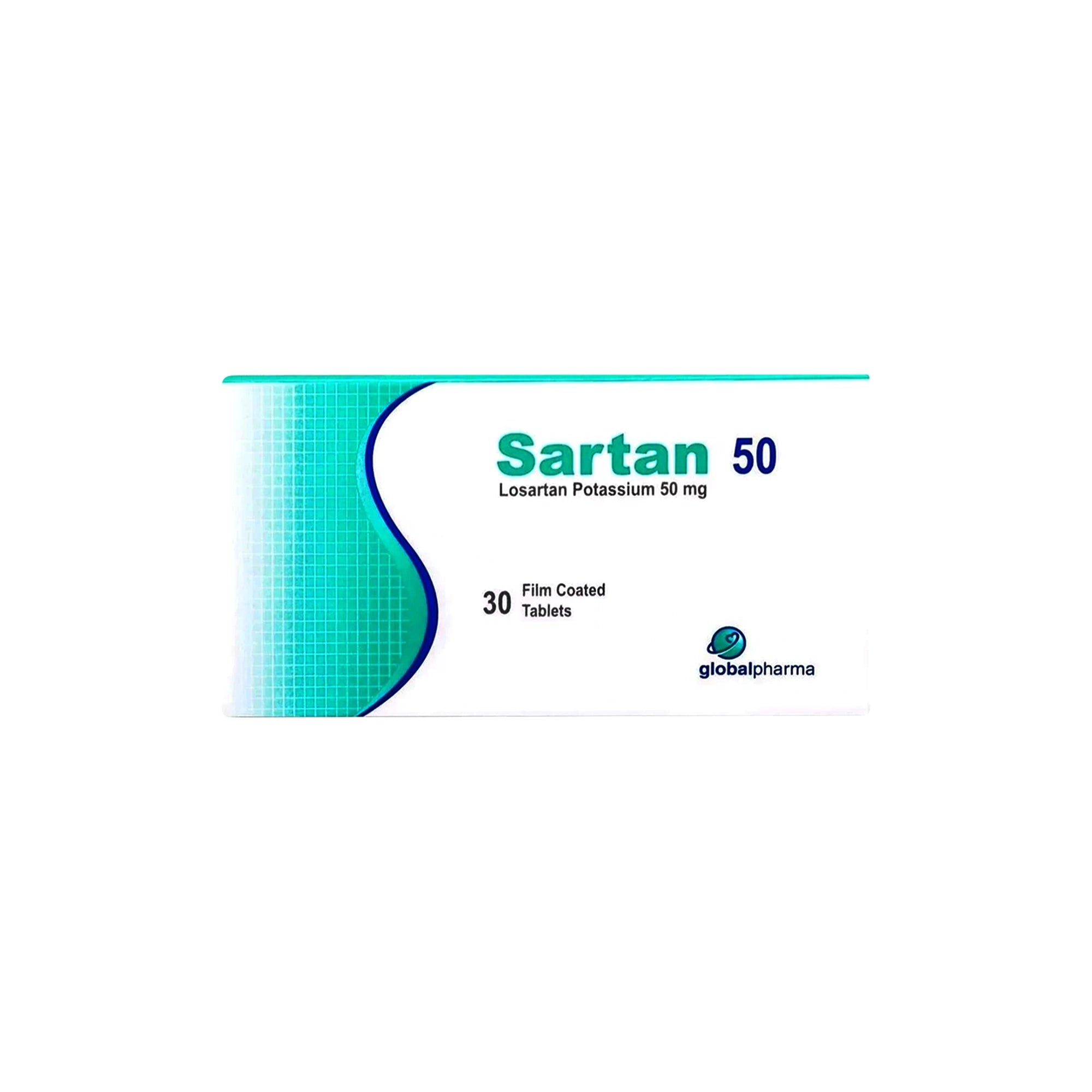 Sartan 50mg 30 Tablets