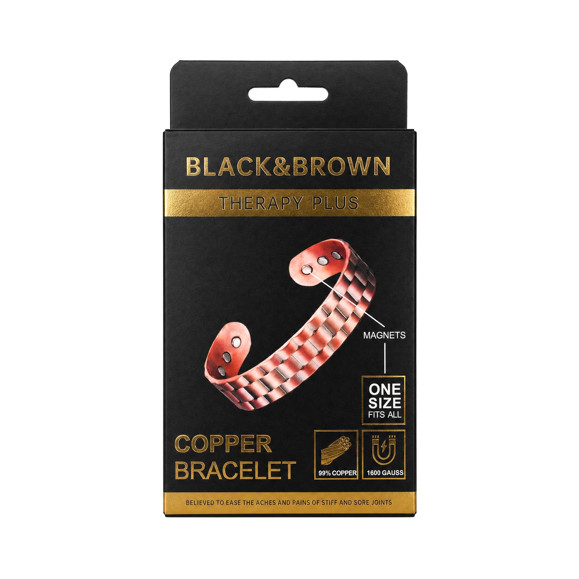 Black & Brown Copper Bracelet BB-03