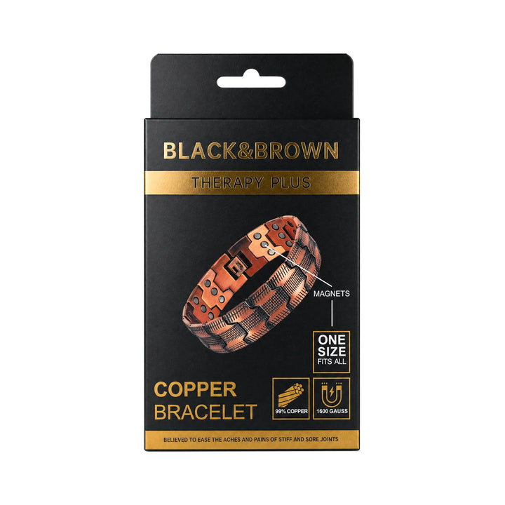 61622-Black &amp; Brown Copper Bracelet BB-02 +1
