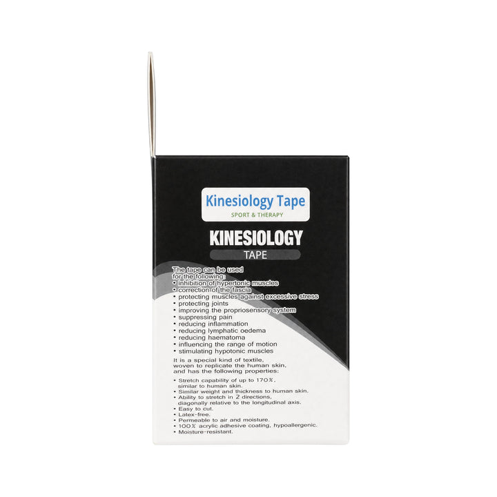 61625-Black &amp; Brown Kinesiology Tape 5cmX5m Roll-Blue +5