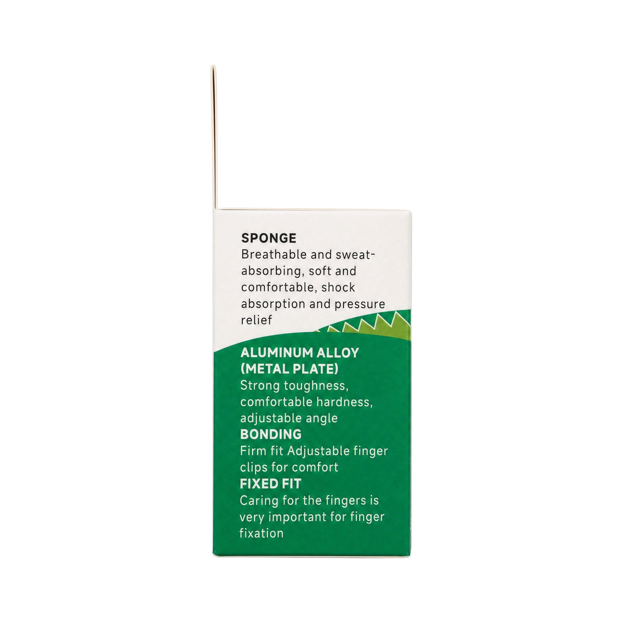 Black & Brown Finger Splint-Small