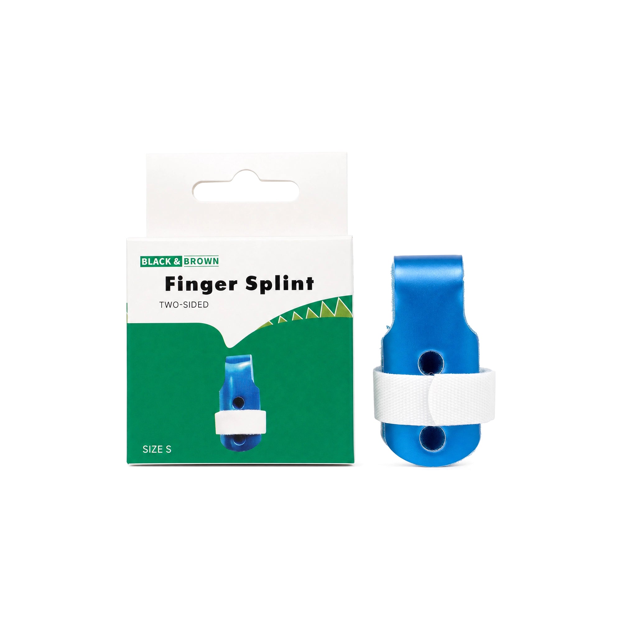 Black & Brown Finger Splint-Small