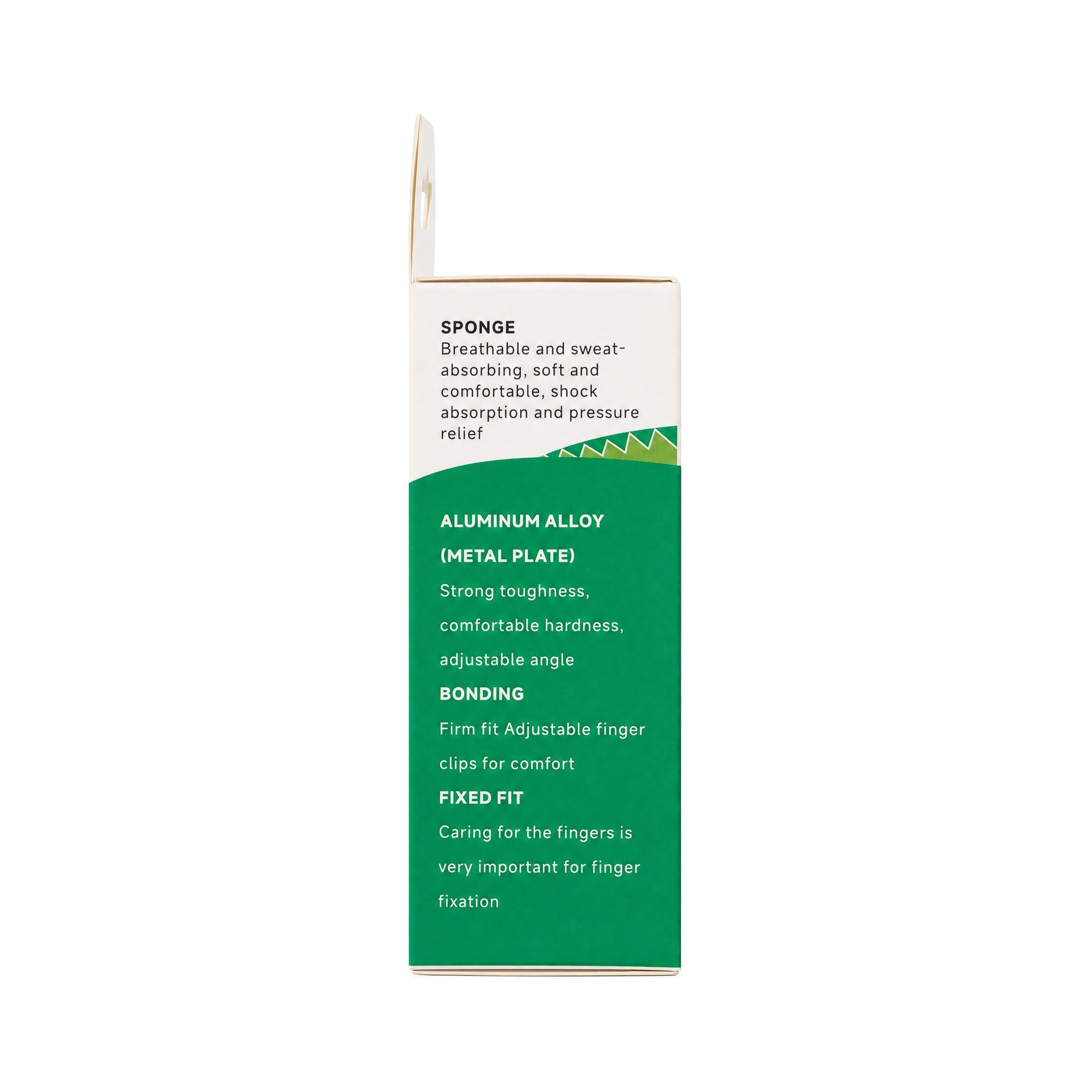 Black & Brown Finger Splint-Medium
