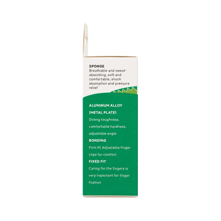61627-Black &amp; Brown Finger Splint-Medium +4