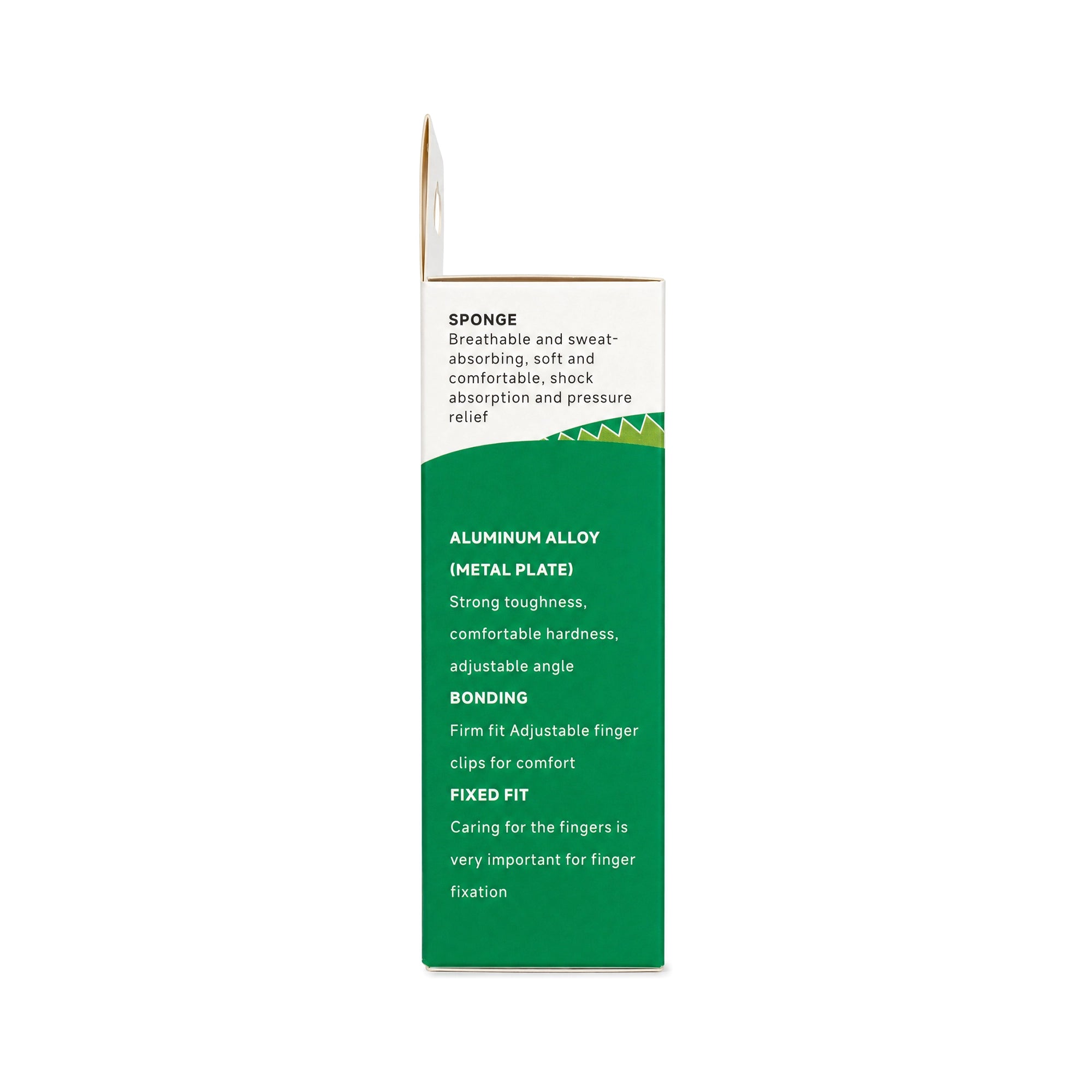 Black & Brown Finger Splint-Large