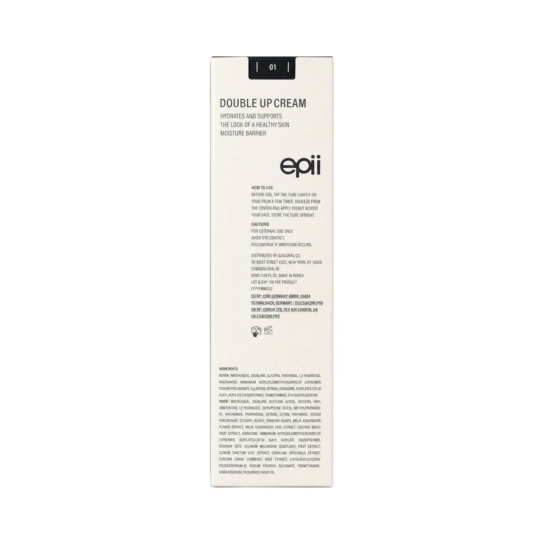 61630-Epii Double Up Cream Ectoin &amp; Panthenol 50ml +6