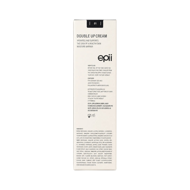 61630-Epii Double Up Cream Ectoin &amp; Panthenol 50ml +6