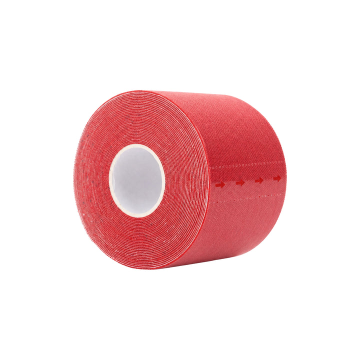 61635-Black &amp; Brown Kinesiology Tape 5cmX5m Roll-Red