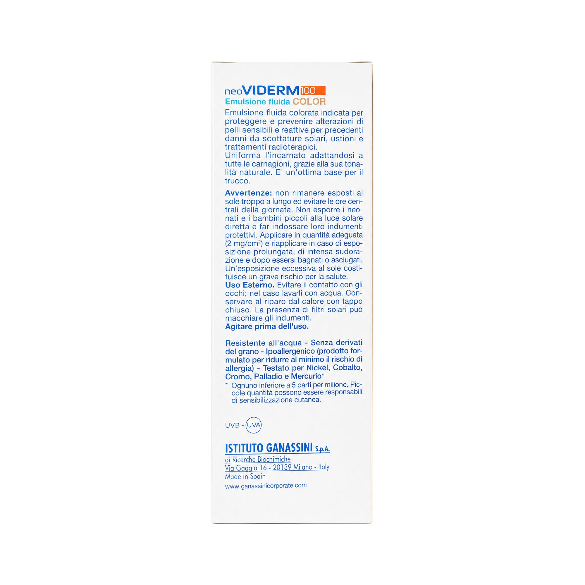 61638-Neoviderm 100 Emulsione Fluida Color Tinted SPF50+ 50ml +5