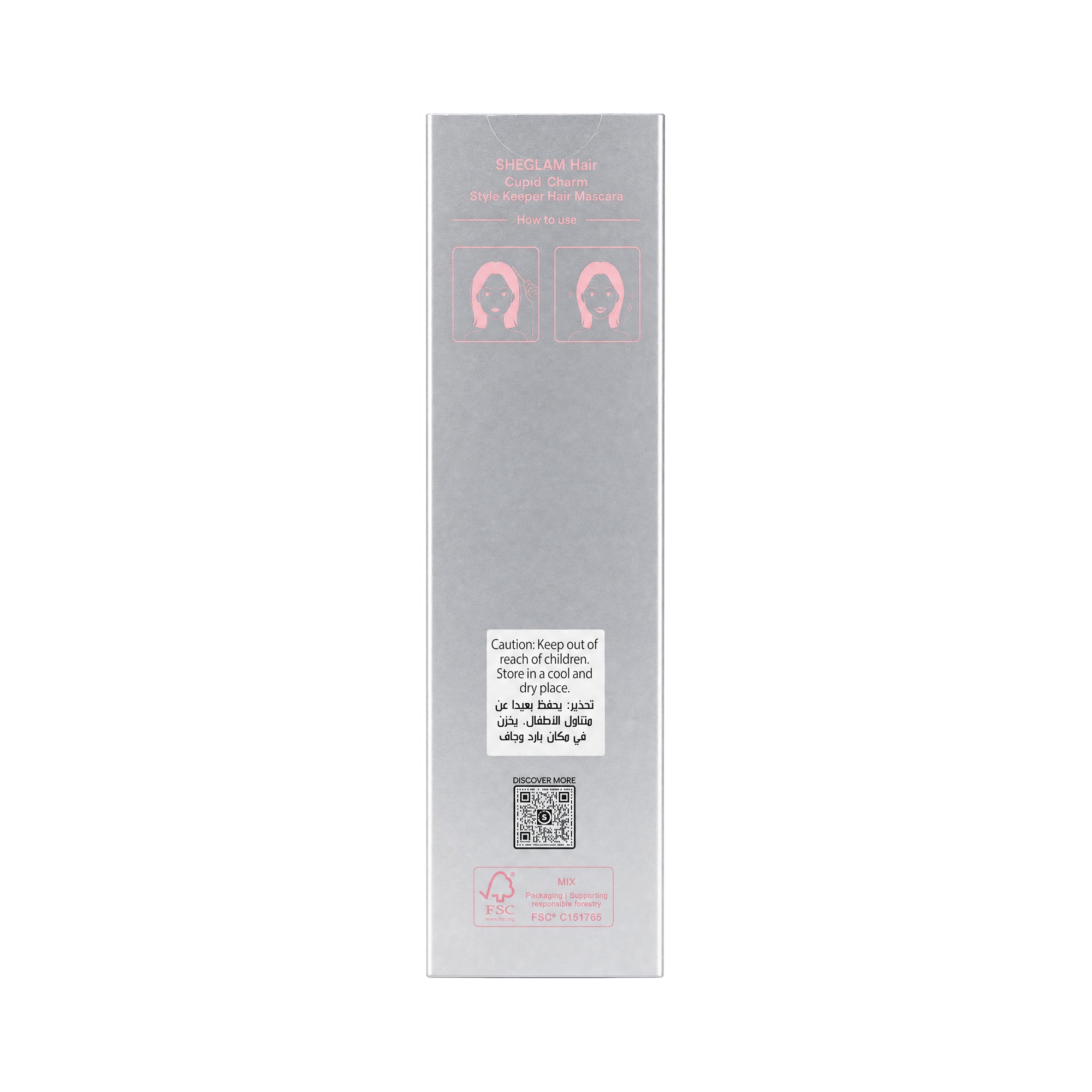 61642-Sheglam Hair Cupid's Charm Style Keeper Hair Mascara 10ml +7