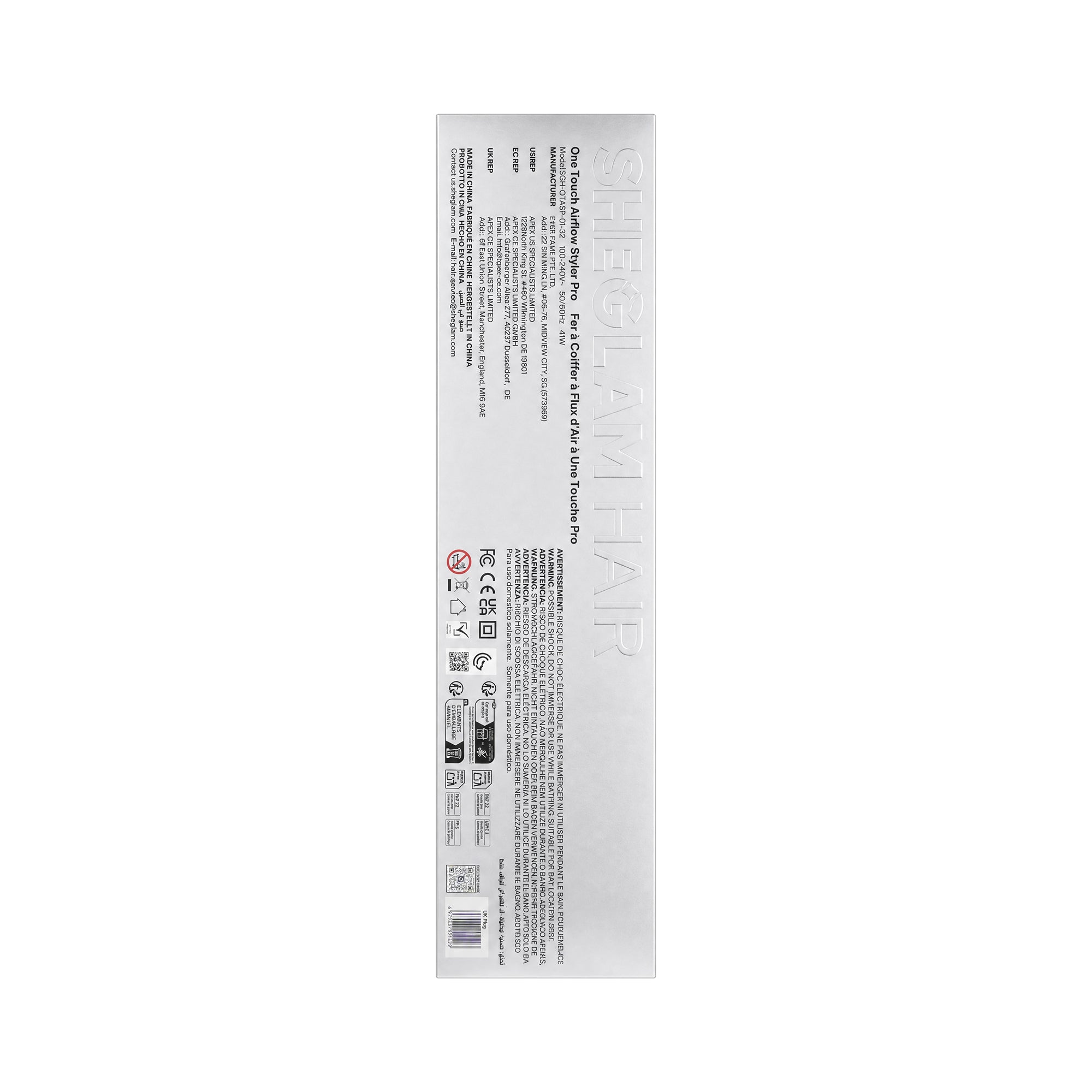 61647-Sheglam Hair One Touch Airflow Styler Pro 1.25”/32MM +3