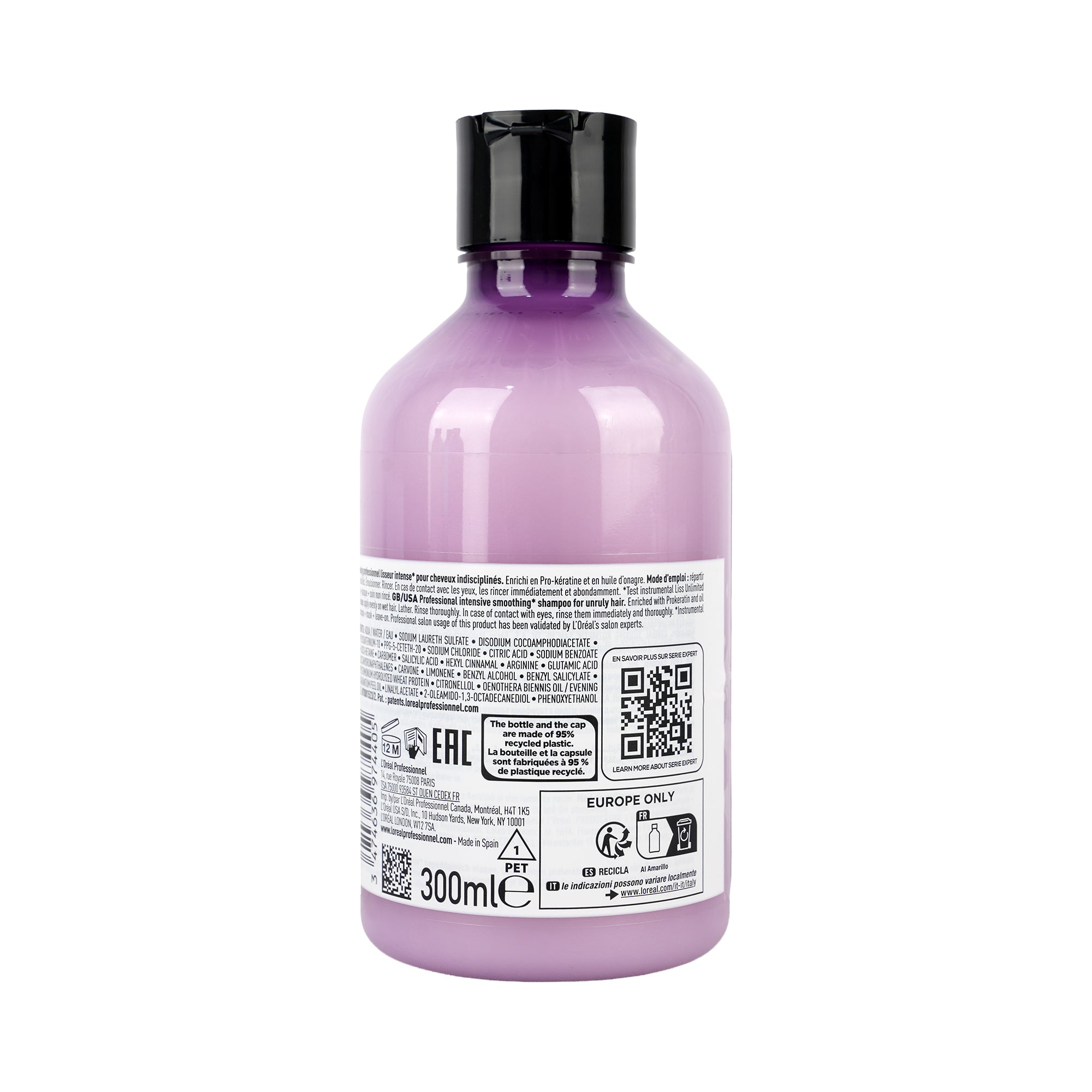 61656-Loreal Serie Expert Liss Unlimited Shampoo 300ml +1