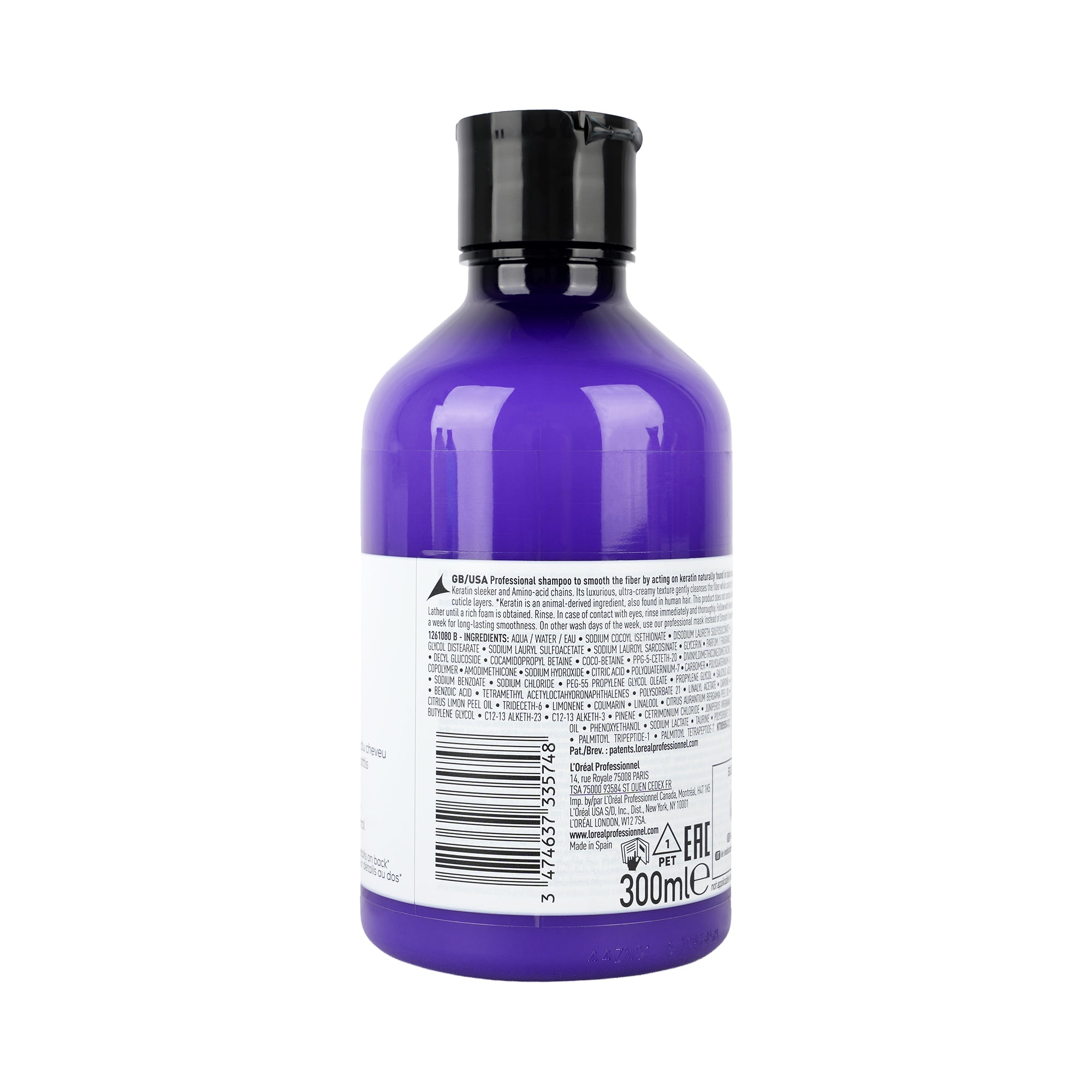 61659-Loreal Serie Expert Keratin Alpha Sleek Shampoo 300ml +2