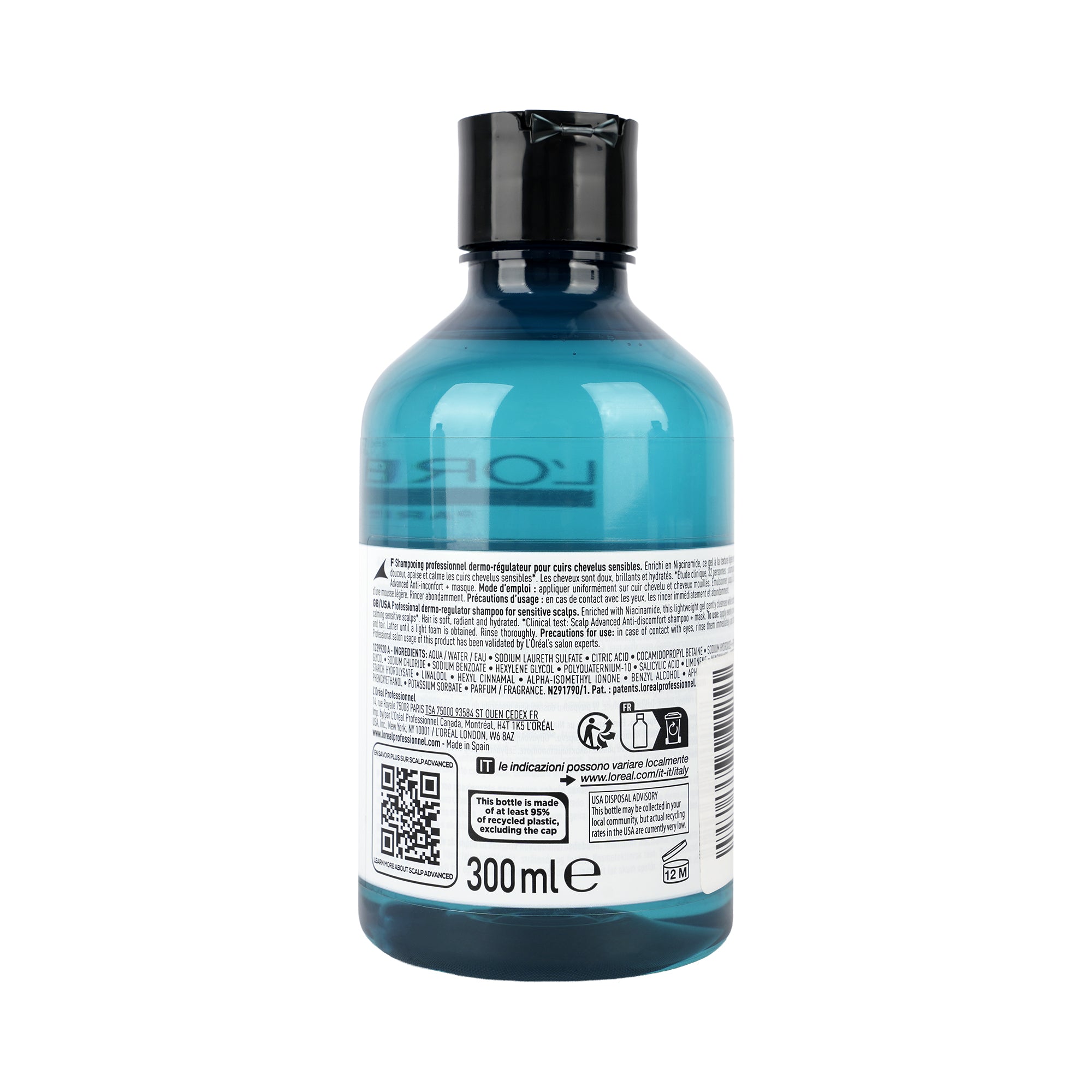 61660-Loreal Serie Expert Scalp Advanced Shampoo 300ml +1