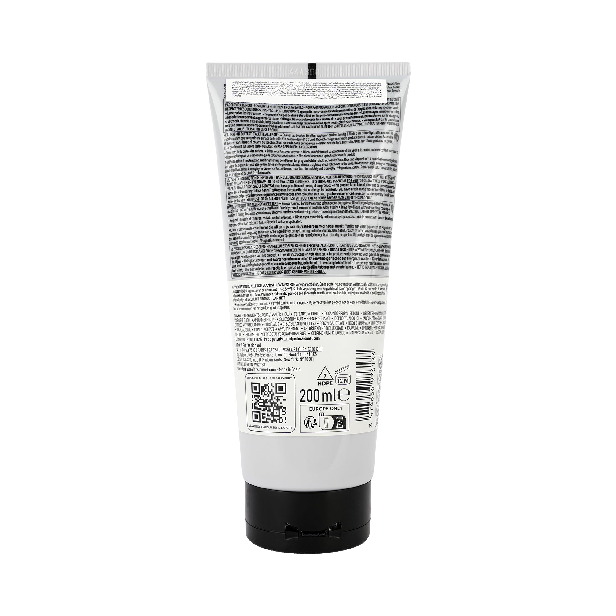 61662-Loreal Serie Expert Silver Conditioner 200ml +1
