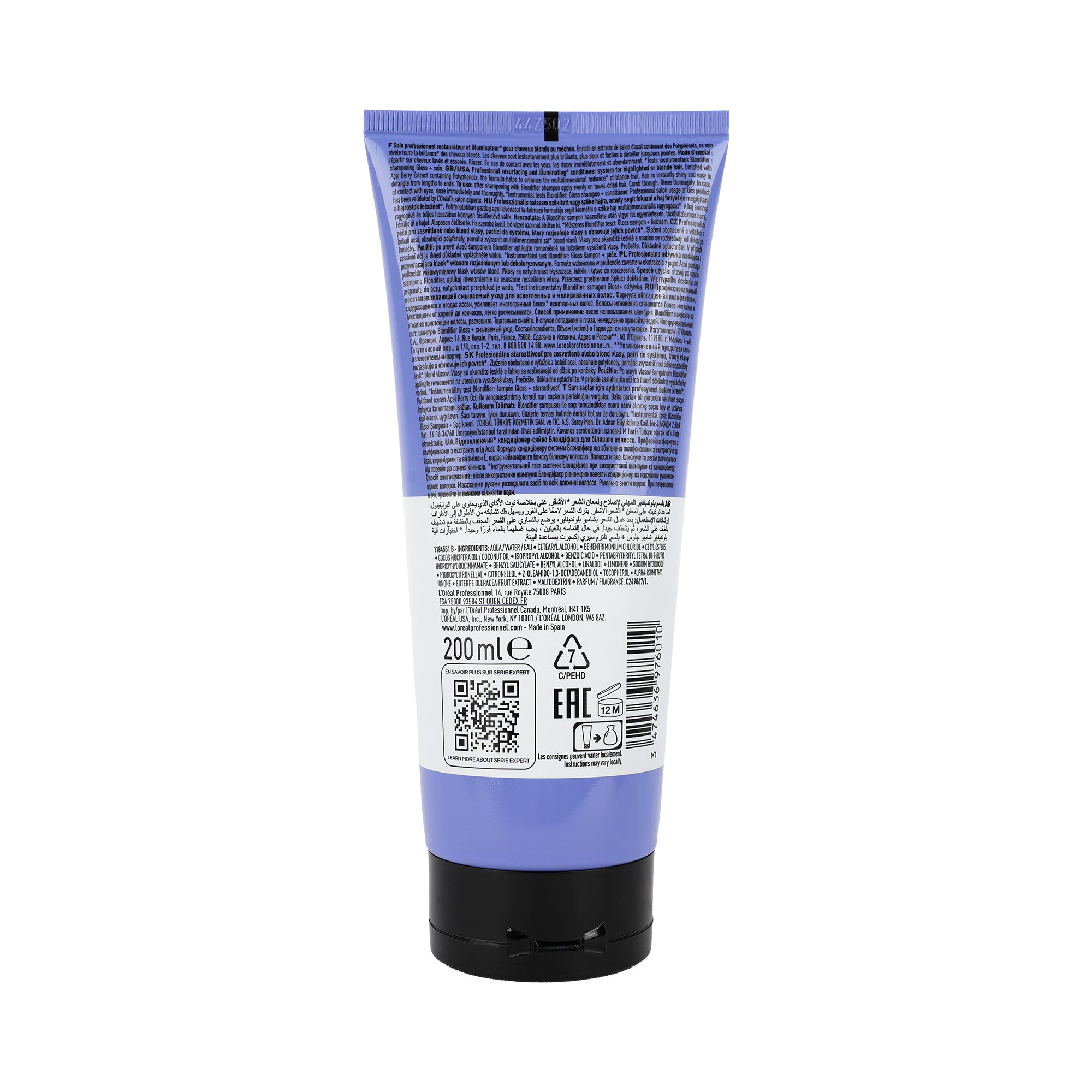61663-Loreal Serie Expert Blondifier Conditioner 200ml +1
