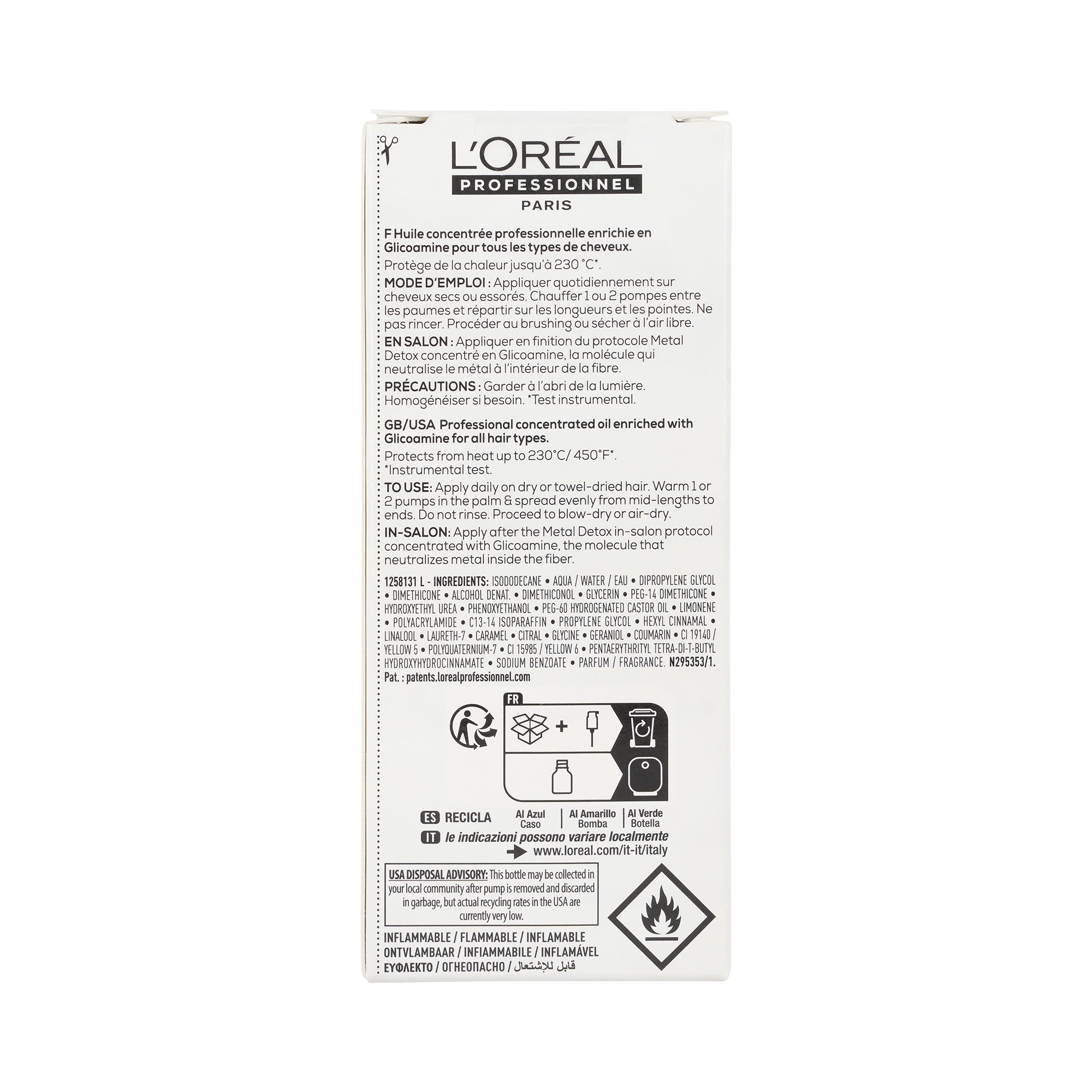 61674-Loreal Serie Expert Metal Detox Concentrated Oil 50ml +2