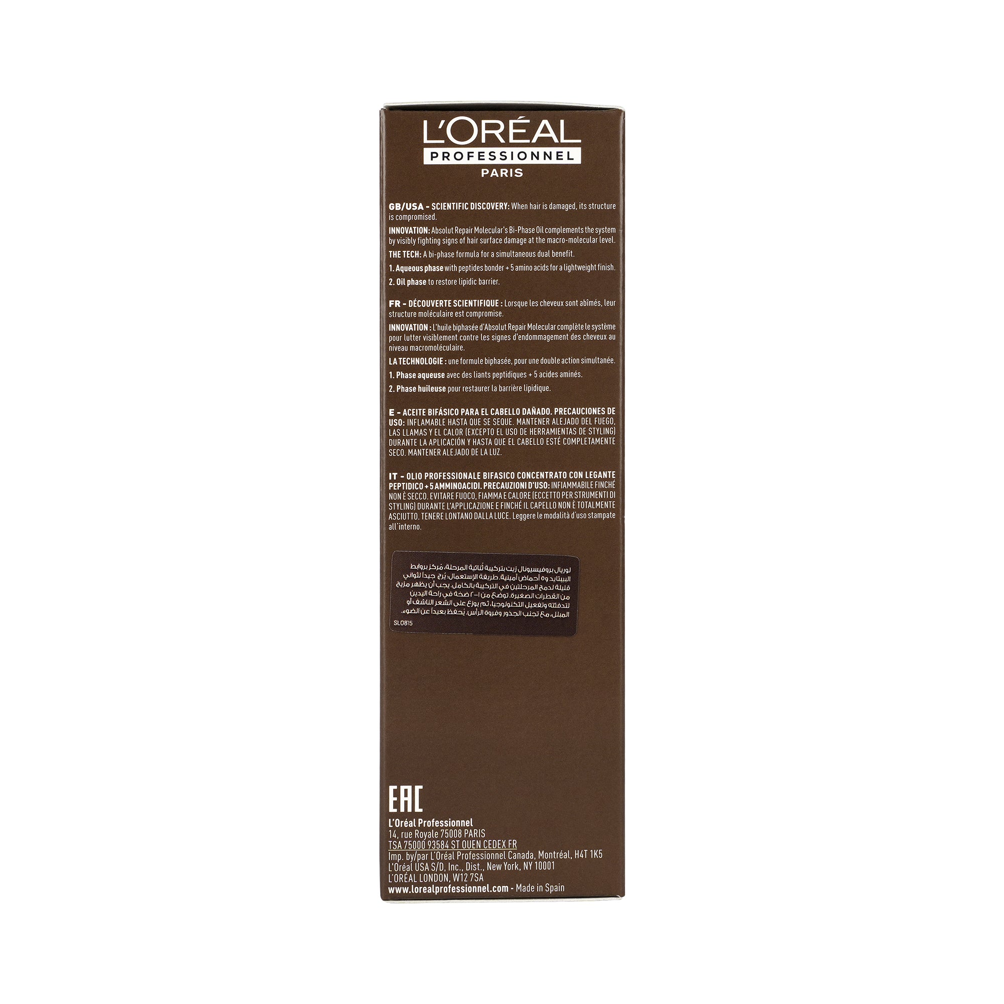 61676-Loreal Serie Expert Absolut Repair Molecular Bi-Phase Oil 90 +2