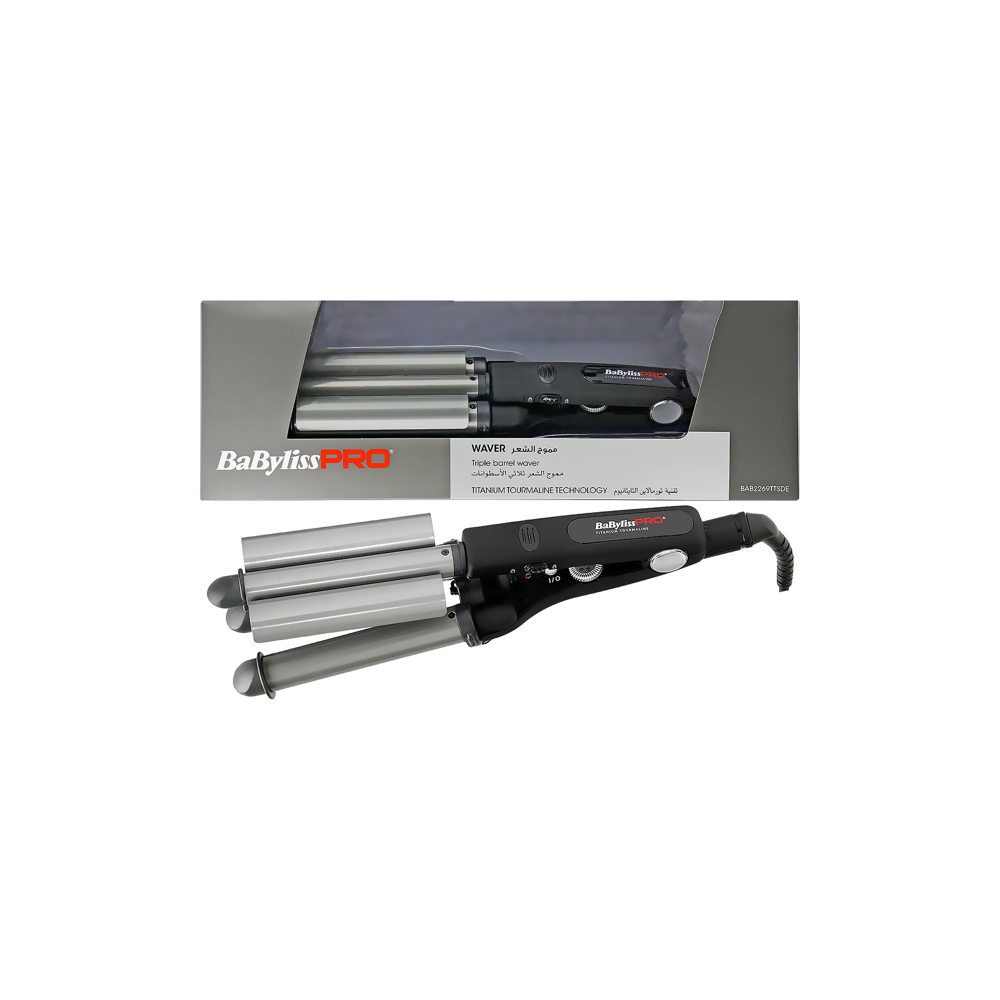 61687-Babyliss Pro Triple Barrel Waver-BAB2269TTSDE +2