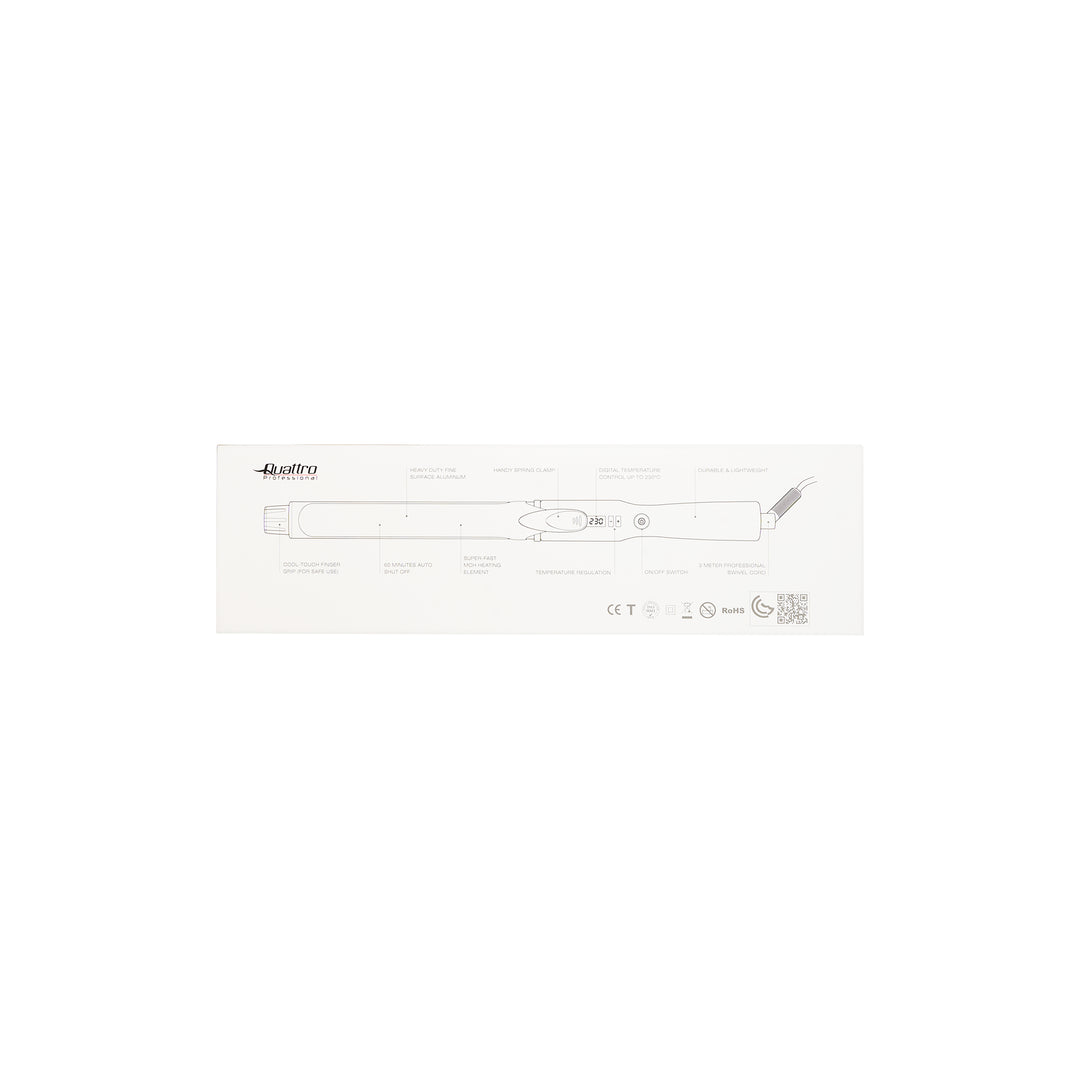 61689-Quattro Professional Long Barrel Curling Iron 32mm-8891 +4