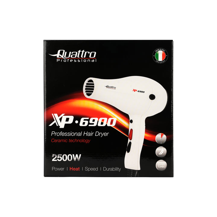 61690-Quattro Professional Hair Dryer XP.6900-4748 +3