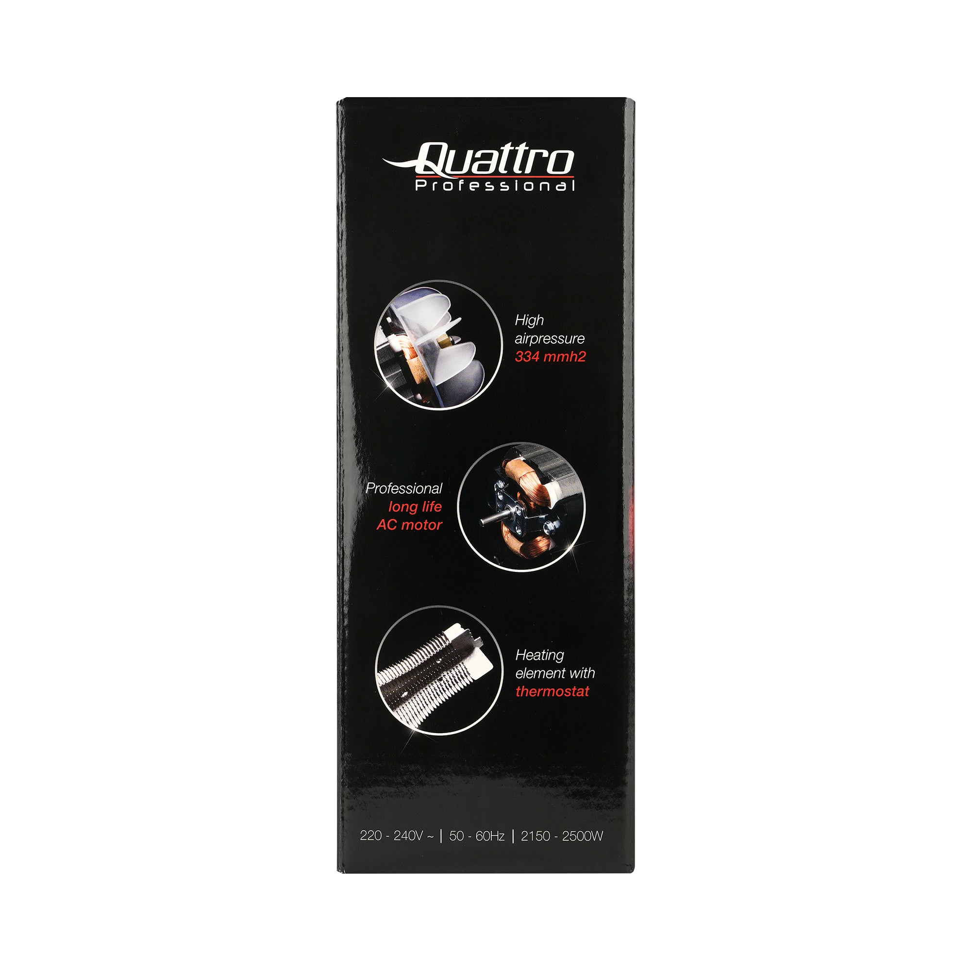 61690-Quattro Professional Hair Dryer XP.6900-4748 +5