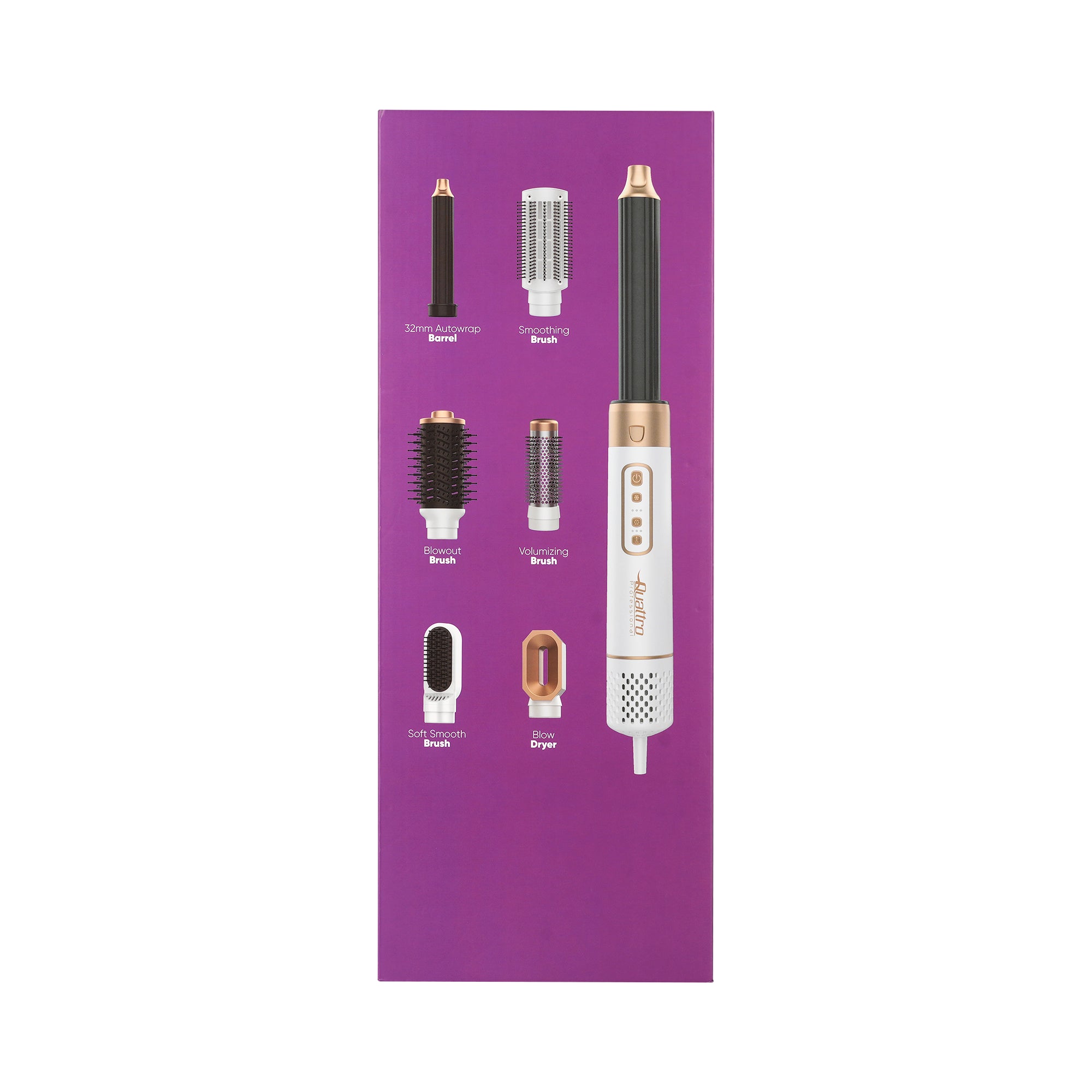 61693-Quattro Professional 6-In-1 Airwrap-MK-327B +5