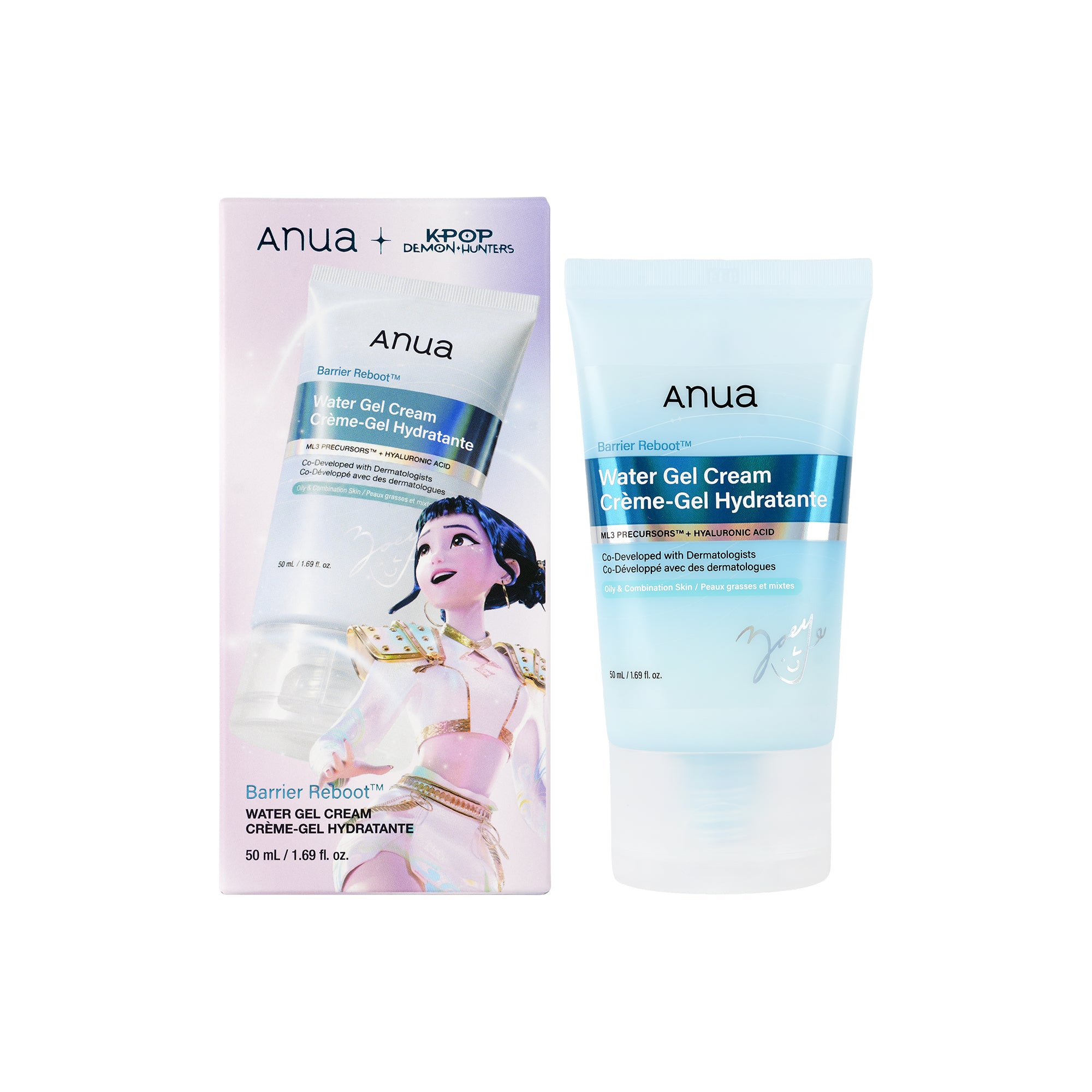 61709-Anua Barrier Reboot Water Gel Cream 50ml +2