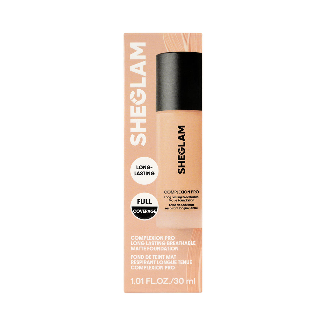 61712-Sheglam Complexion Pro Breathable Matte Foundation-Nude +1