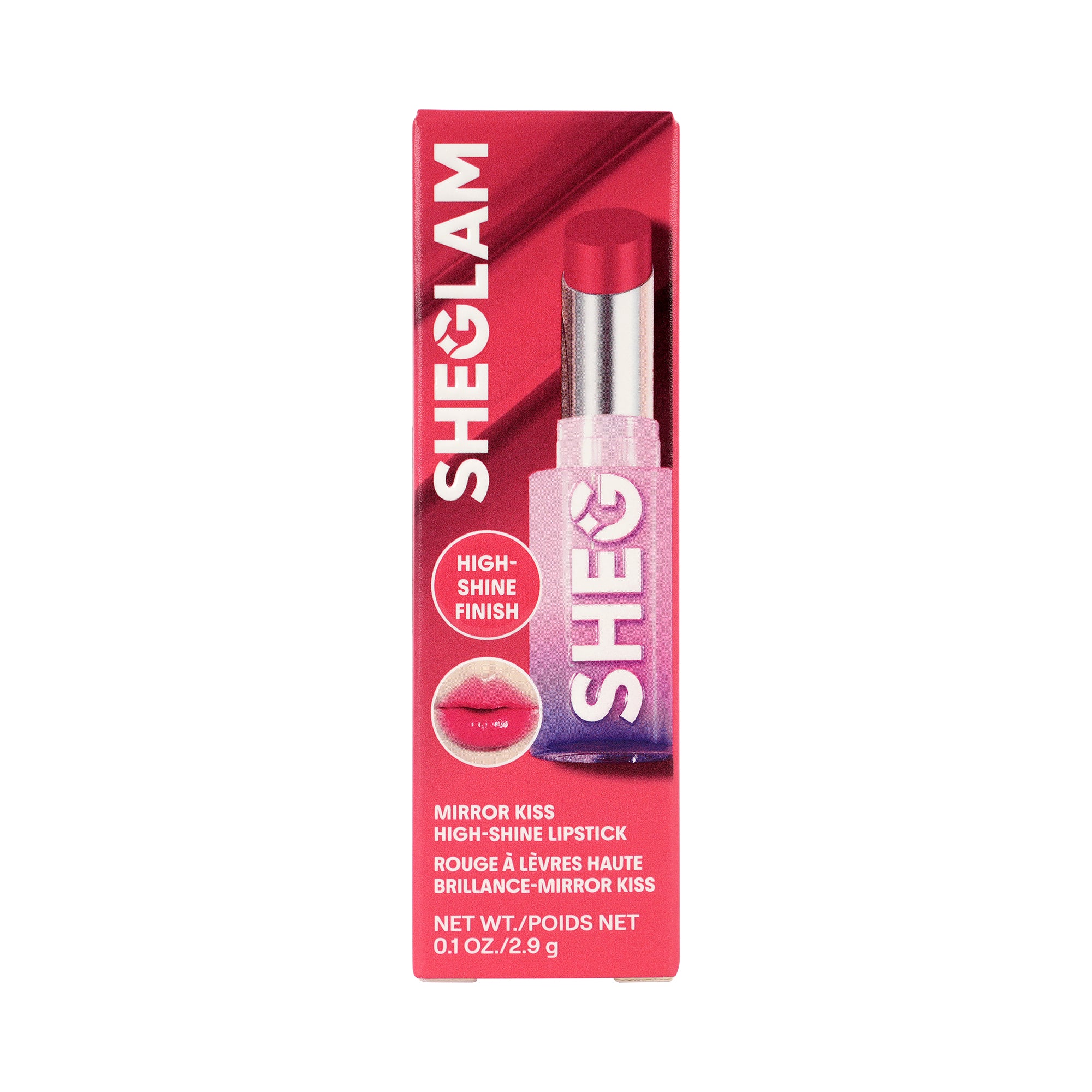 61718-Sheglam Mirror Kiss High-Shine Lipstick 103-A Bold Plan +1
