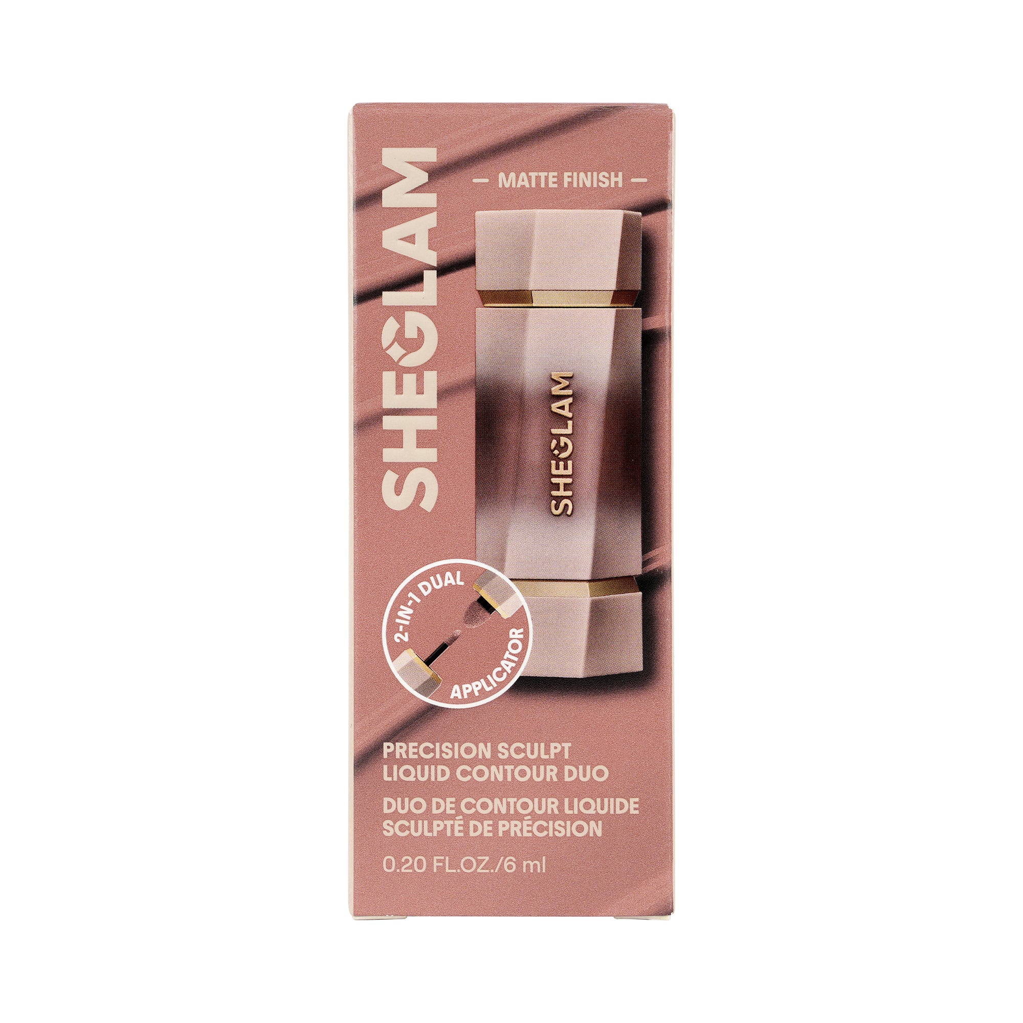 61719-Sheglam Precision Sculpt Liquid Contour Duo 07-Tawny Amber +1