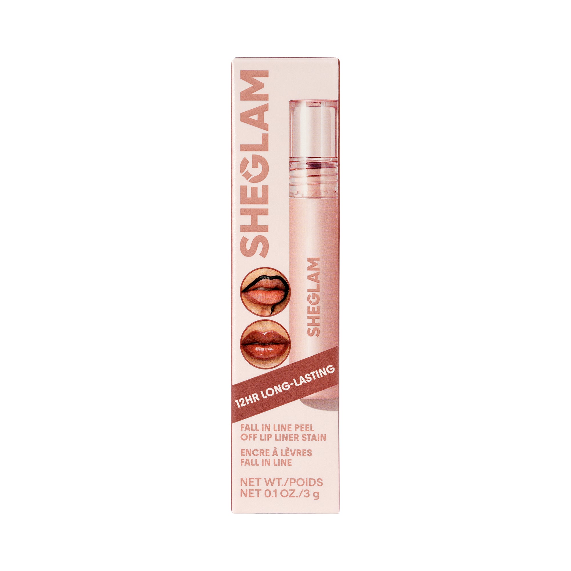 61720-Sheglam Fall In Line Peel Off Lip Liner Stain 010-Marvelous +1