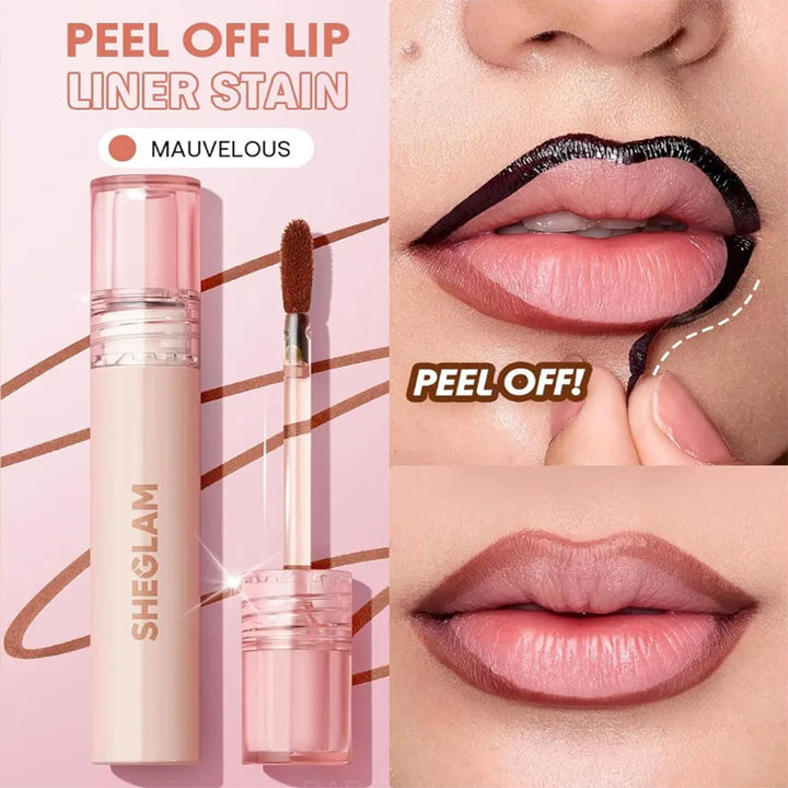 61720-Sheglam Fall In Line Peel Off Lip Liner Stain 010-Marvelous +9