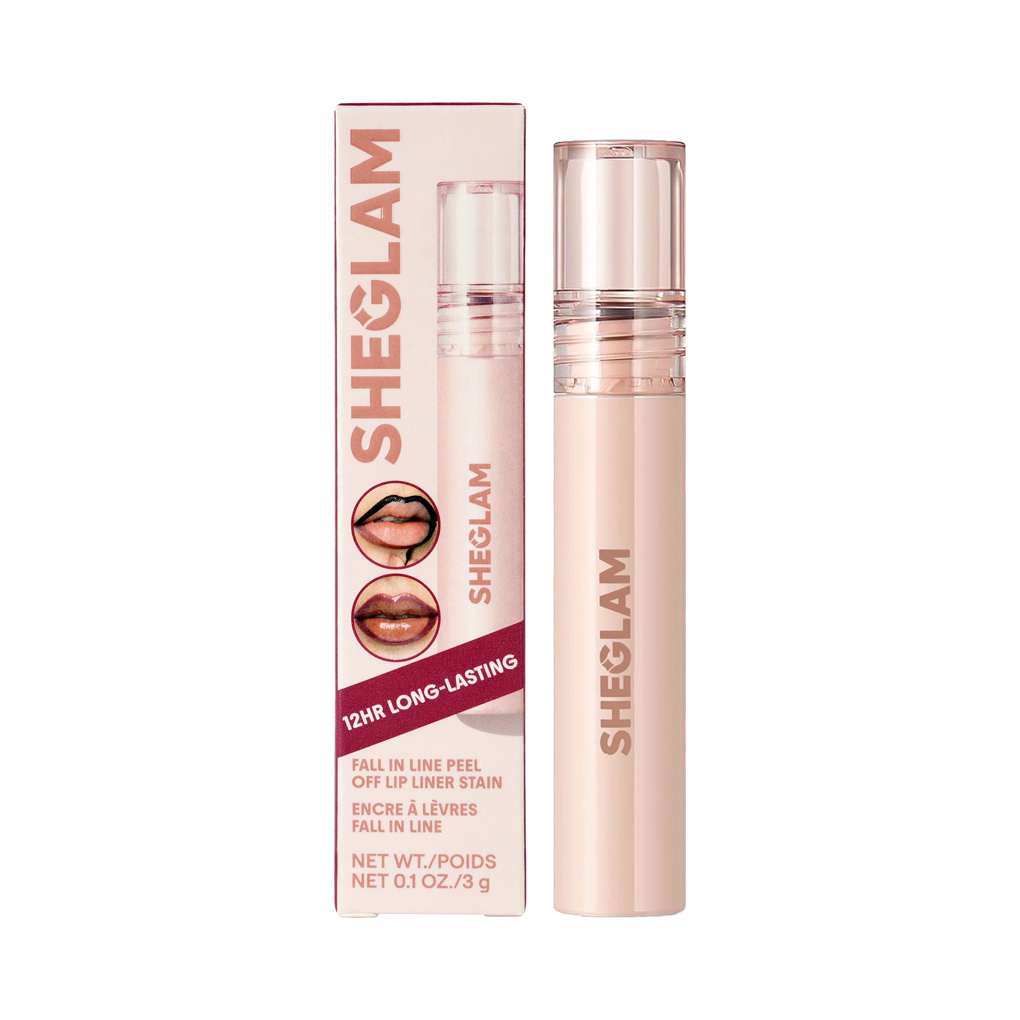 61721-Sheglam Fall In Line Peel Off Lip Li Stain 110-Pinky Promise