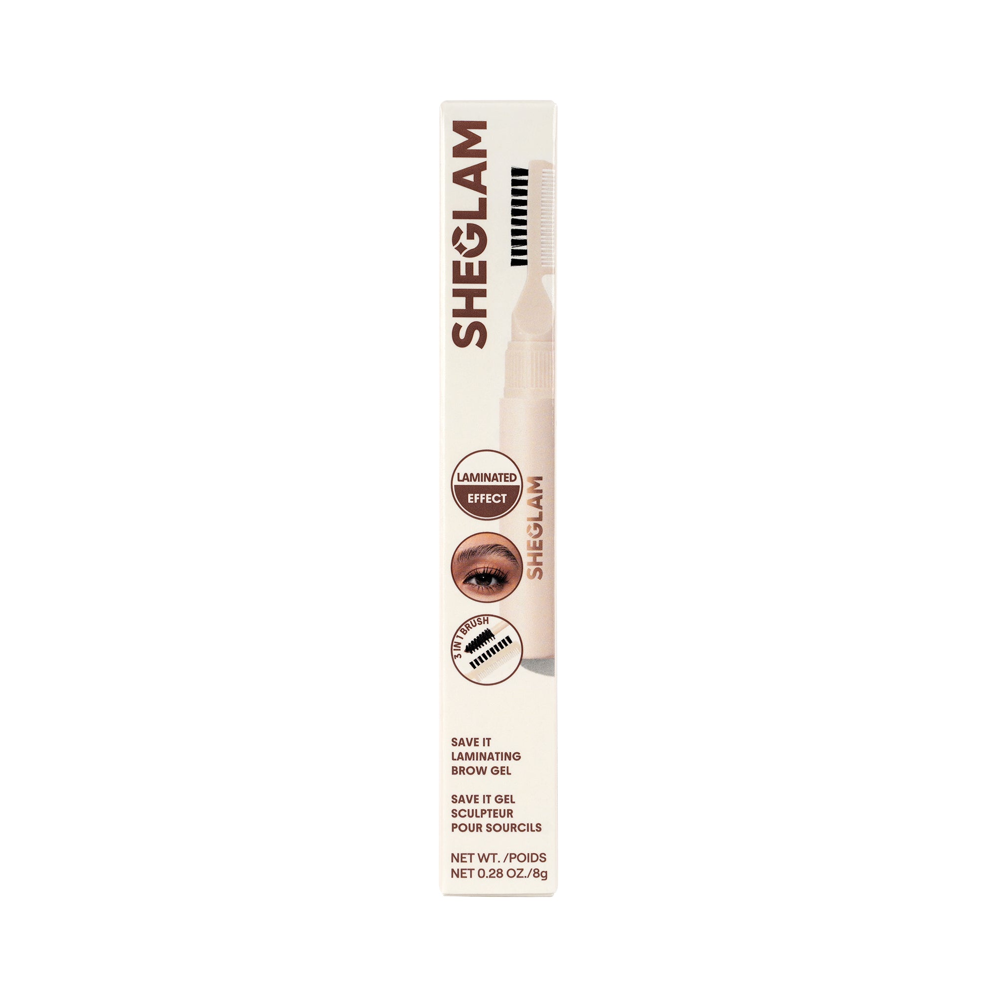 61723-Sheglam Save It Laminating Brow Gel-Clear +1