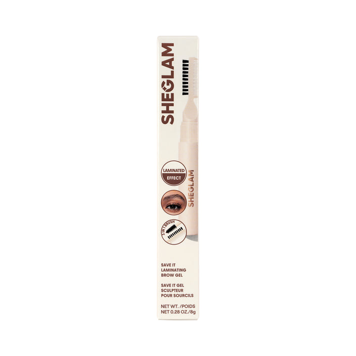61723-Sheglam Save It Laminating Brow Gel-Clear +1