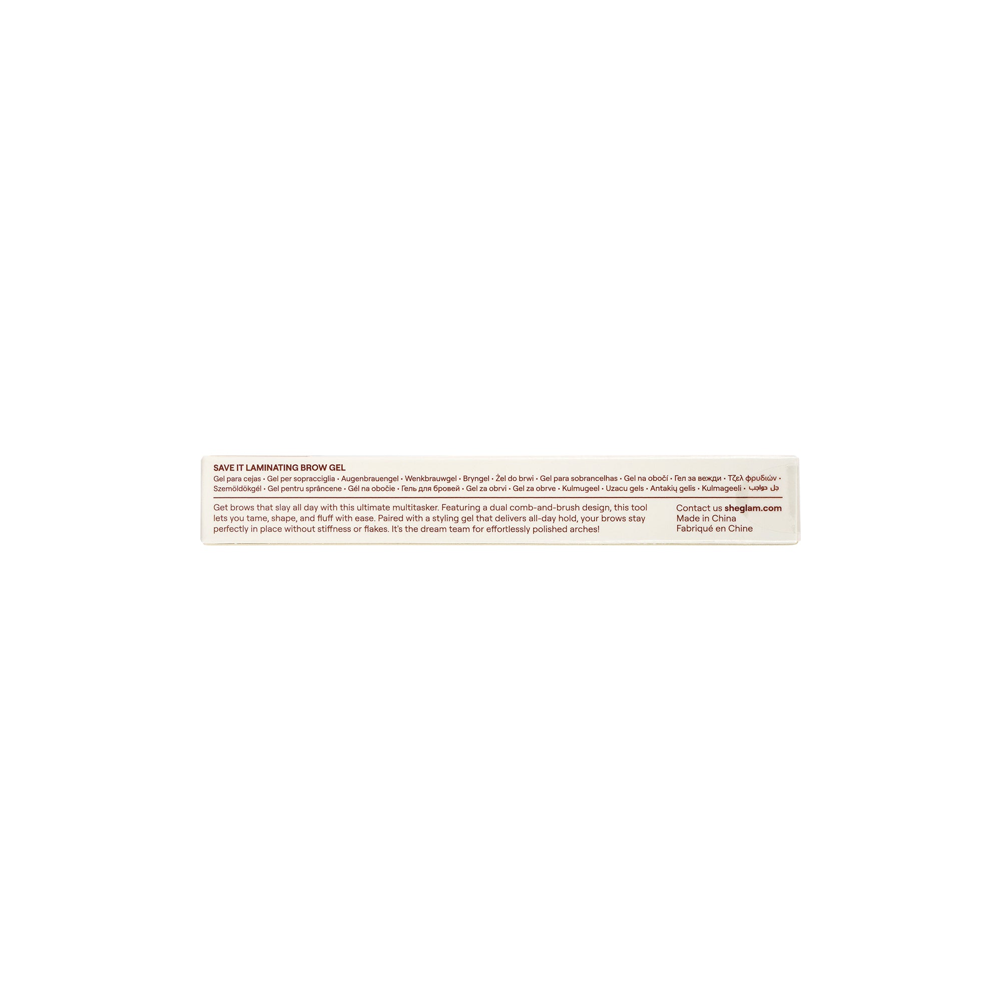 61723-Sheglam Save It Laminating Brow Gel-Clear +3