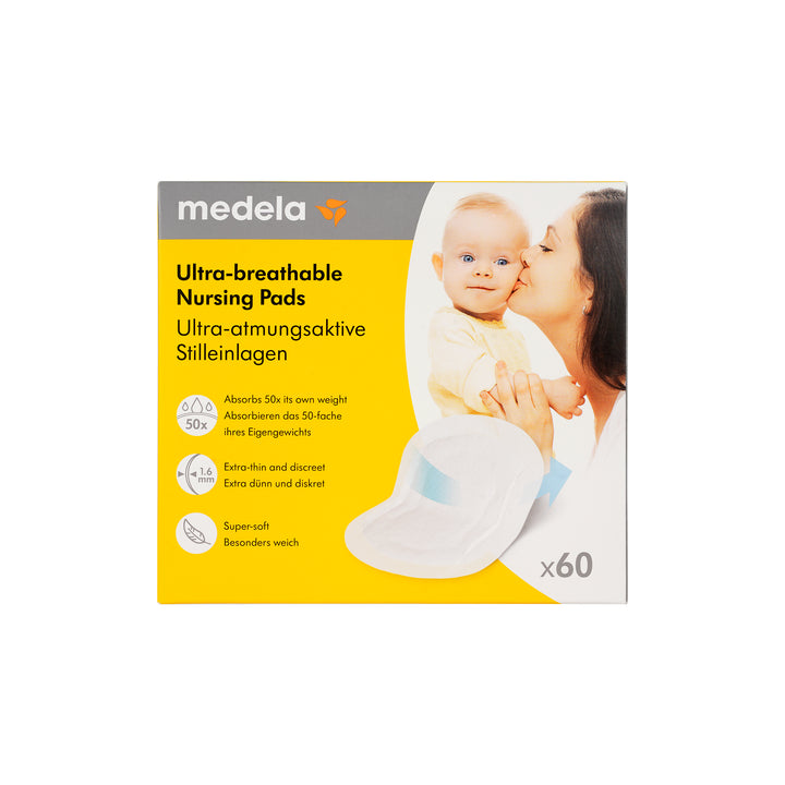61728-Medela Ultra-Breathable Nursing Pads 60pcs
