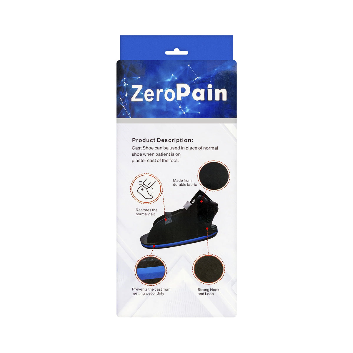 61744-Zero Pain Cast Shoe-M