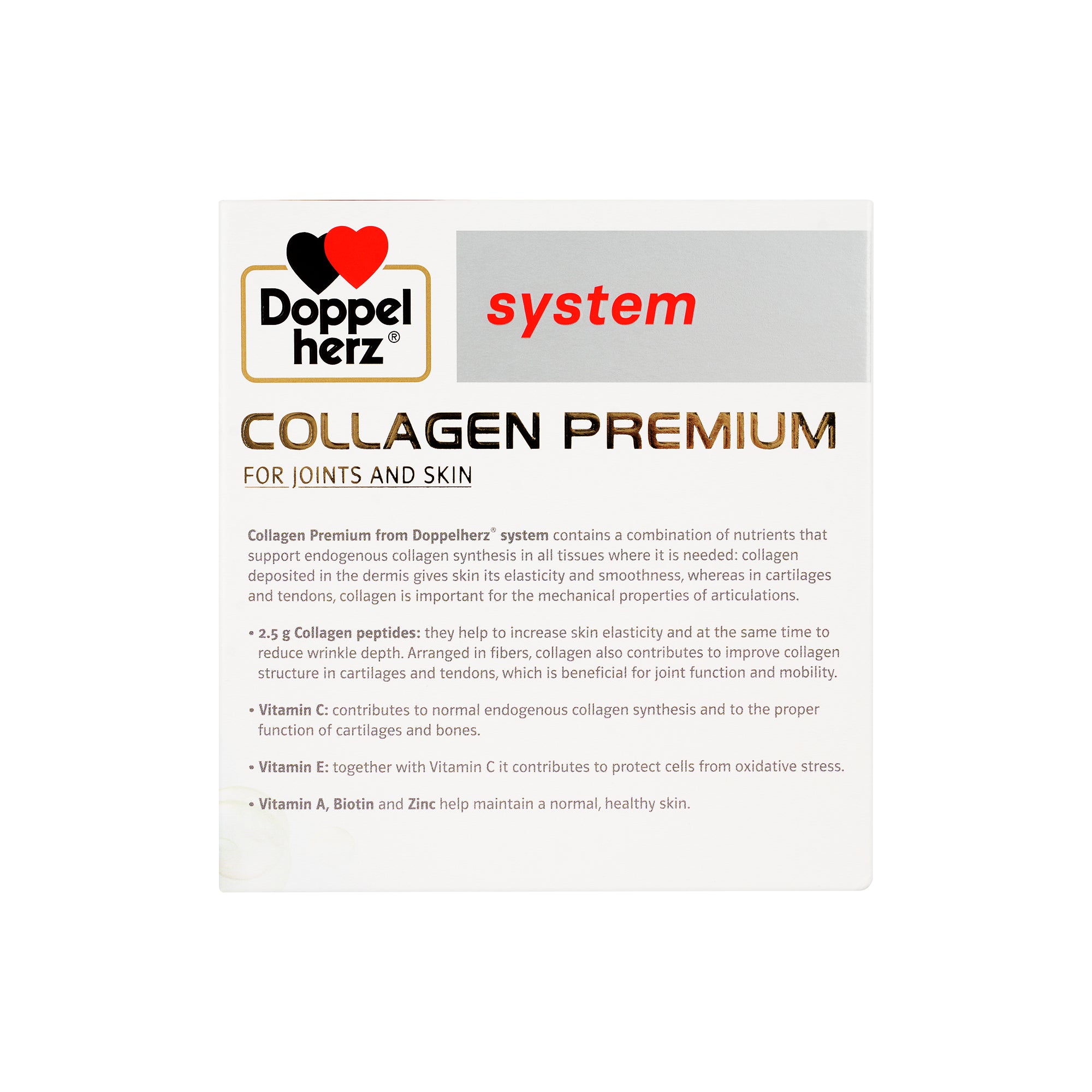 61753-Doppelherz System Collagen Premium 30 Single Dose Bottles +2