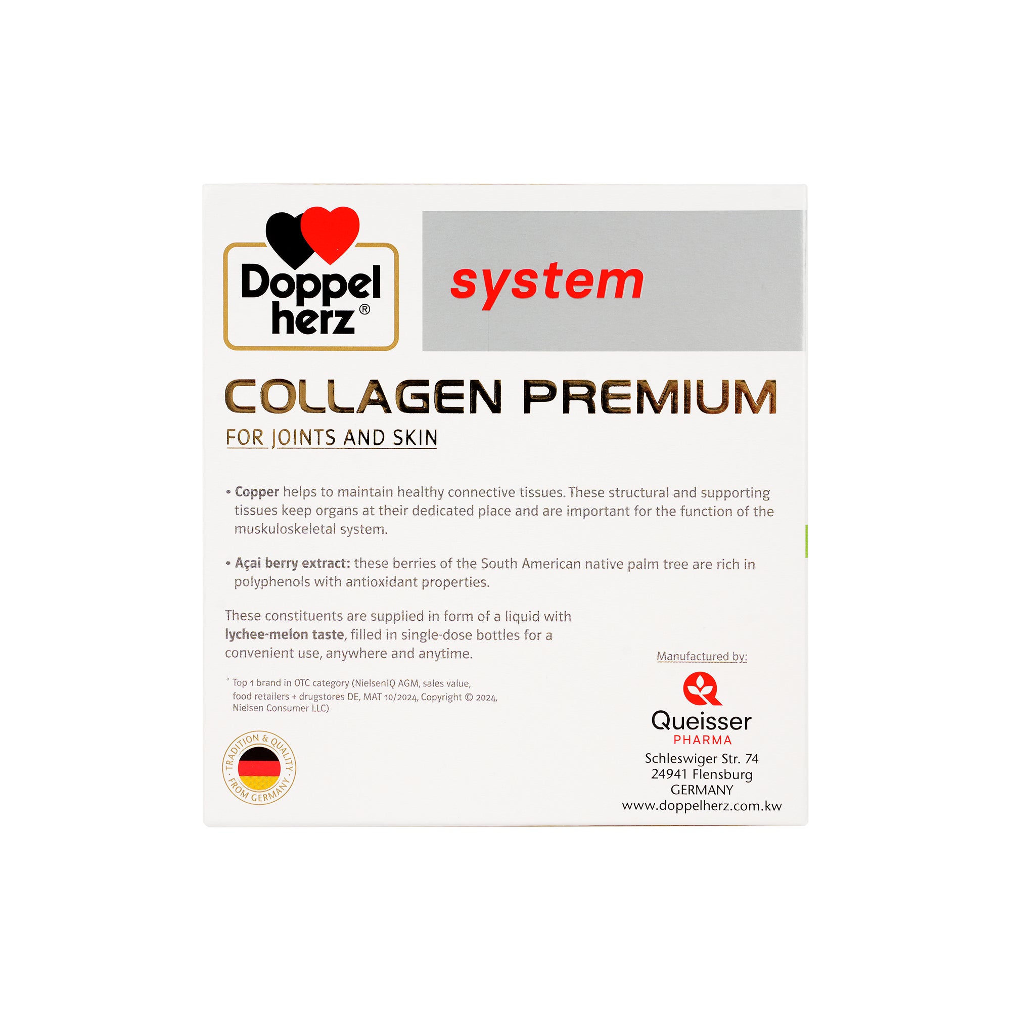 61753-Doppelherz System Collagen Premium 30 Single Dose Bottles +4