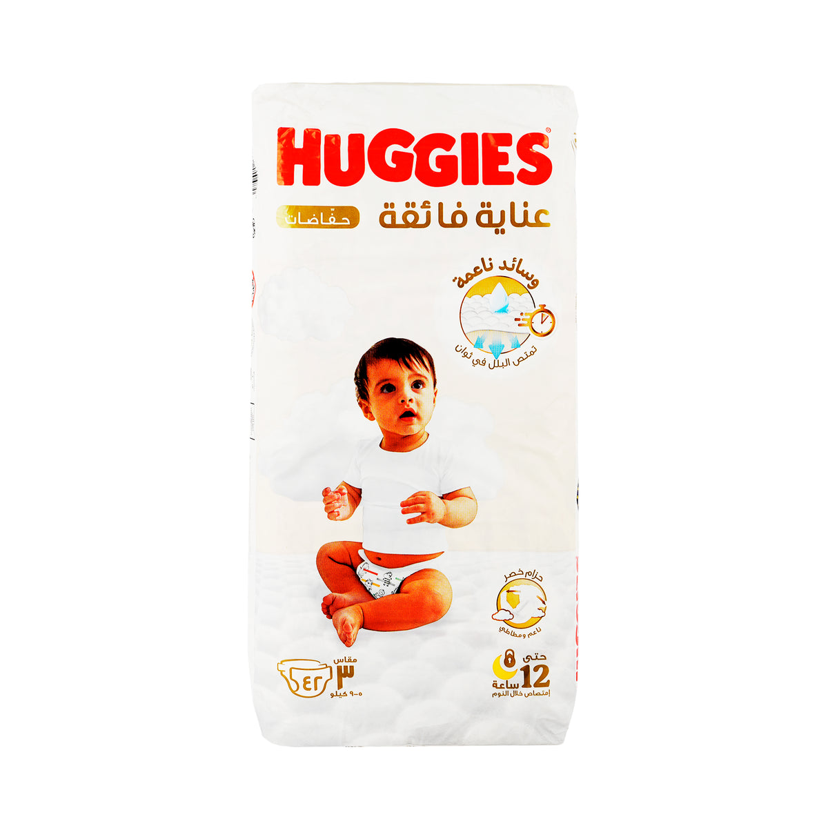 61764-Huggies Extra Care No.3 (5-9Kg) 42Pcs