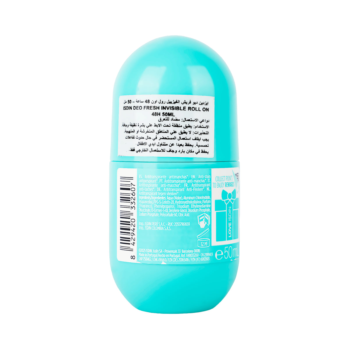 61776-Isdin Deo Lambda Control Fresh Roll-On 48h 50ml-Invisible +1