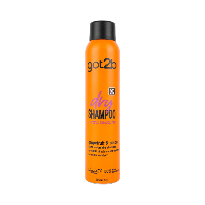 61779-Got2b Extra Texture Dry Shampoo 24H 200ml-Grapefruit &amp; Amber